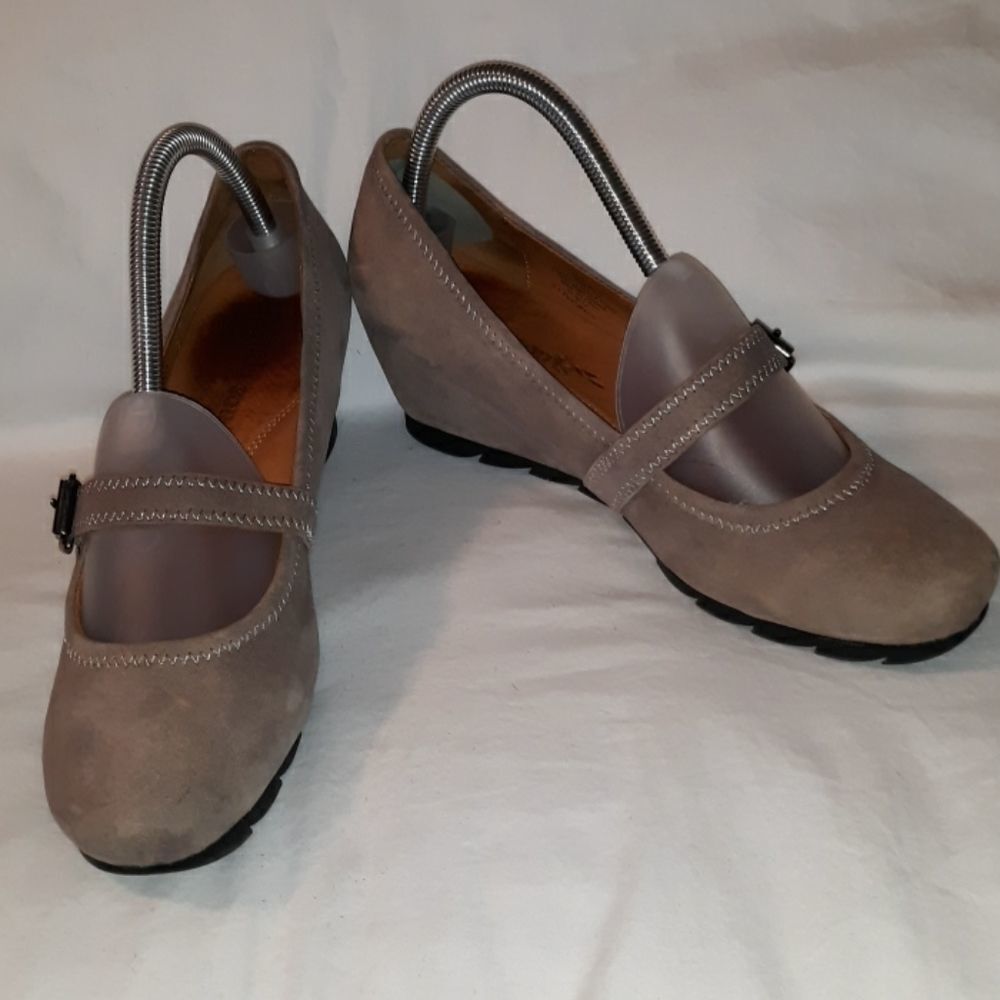 Gentle Souls Barn Knee Wedge Mary Jane Shoes 9M